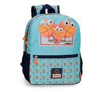 Enso Basket Family Backpack Blue 25x32x12 cms Polyester 9.6L