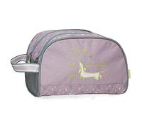 Enso Beautiful day Toiletry Bag Two Compartments Adaptable Purple 26x16x11 cms Polyester