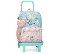 Enso Bubbles Backpack with Trolley Multicolor 30x38x12cm Polyester 13.68L