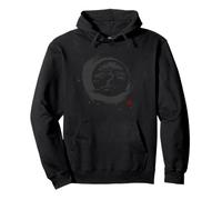 Enso Circle Bonsai Tree Zen Art Graphic Pullover Hoodie