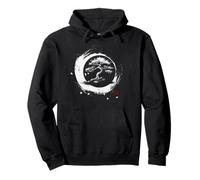Enso Circle Bonsai Tree Zen Art Graphic Pullover Hoodie