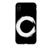 Enso Circle Japanese Buddhism Meditation Zen Circle Yoga Case for iPhone XS Max