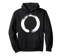Enso Circle Japanese Buddhism Meditation Zen Circle Yoga Pullover Hoodie