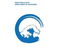 Enso Circle with Great Wave of Kanagawa: 120 pages of 6x9 inches