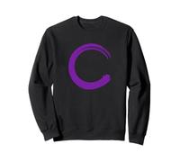 Enso Circle Zen Buddhism - Purple Sweatshirt