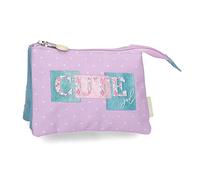 Enso Cute girl Purse Purple 14x10x5 cms Polyester