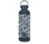 Enso Fleur Stainless Steel Bottle Blue 7.5x23.5x7.4cm