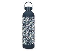 Enso Fleur Stainless Steel Bottle Blue 7x26.5x7cm