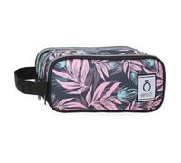 Enso Fleur Triple Pencil Case Multicolor 22x10x9cm Polyester, Multicoloured, One Size, Triple Case