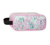 Enso Fleur Triple Pencil Case Multicolor 22x10x9cm Polyester, Multicoloured, One Size, Triple Case