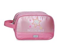Enso Into The Wild Adaptable Two Compartment Toiletry Bag Pink 26x16x10 cm Polyester