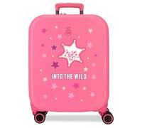 Enso Into The Wild Cabin Suitcase Pink 40x55x20cm Hard ABS 37L 3.2kg Hand Luggage