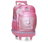 Enso Into The Wild Compact 2-Wheel Backpack Pink 33x44x21 cm Polyester