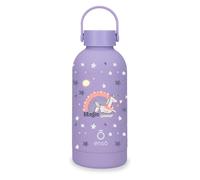 Enso Joumma Bags Stainless Steel Bottle, Non-Slip Finish, Drinks 12 Hours Hot - 24 Hours Cold.Leak Proof Airtight Seal, Unicorn Lilac, One Size, Stainless Steel Bottle