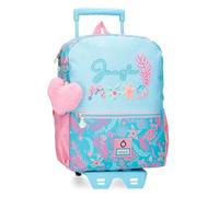 Enso Jungle Mood Casual Backpack Blue 27x33x11cm Polyester