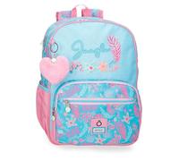 Enso Jungle Mood School Backpack Blue 30x38x12cm Polyester