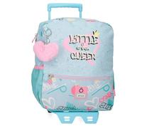 Enso Little Urban Queen Preschool Backpack with Trolley Blue 25x32x12cm Polyester, Blue, 25x32x12 cms, Rucksack