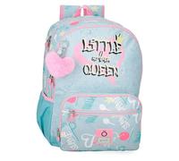 Enso Little Urban Queen School Backpack Blue 32x44x17cm Polyester, blue, 32x44x17 cms, School Backpack