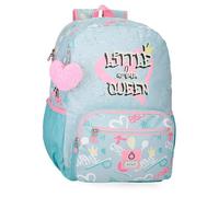 Enso Little Urban Queen Trolley Adaptable School Backpack Blue 32x42x14cm Polyester, blue, 32x42x14 cms, School Backpack Adaptable to Trolley