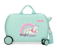 Enso Magic Summer Children's Suitcase, 45 x 31 x 20 cm, Turquoise, 45x31x20 cms, Children's Suitcase