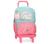 Enso Magic Summer School Backpack with Trolley Multicolor 32x42x15cm Polyester 20.16L, multicoloured, School Backpack with Trolley