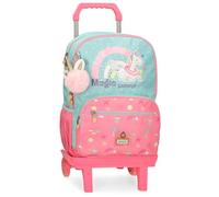 Enso Magic Summer School Backpack with Trolley Multicolor 32x44x17cm Polyester 23.94L, multicoloured, School Backpack with Trolley