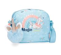 Enso Magic Summer Shoulder Bag Blue 20.5x16.5x6cm Polyester, Blue, One Size, Shoulder Bag