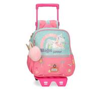 Enso Magic Summer Small Backpack with Trolley Multicolor 23x25x10cm Polyester 5.75L, multicoloured, Small Backpack with Trolley