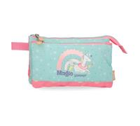 Enso Magic Summer Triple Pencil Case Multicolor 22x12x5cm Polyester by Joumma Bags, Multicoloured, Triple Case