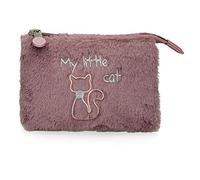 Enso My little cat Purse Purple 14x10x3,5 cms PVC and Polyester