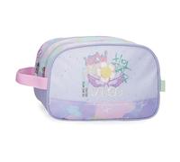 Enso New Vibes 26 x 16 x 11 cm Polyester Pink Dual Compartment Toiletry Bag