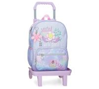 Enso New Vibes Backpack with Trolley Pink 30x38x12cm Polyester