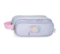 Enso New Vibes Triple Pencil case Pink 22x10x9cm Polyester