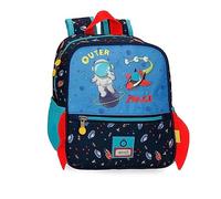 Enso Outer Space Preschool Backpack, Multicoloured, 23 x 25 x 10 cm, Polyester, 5.75 L, Colourful, Talla única Preschool Backpack, Colourful, standard size, Hiking backpack