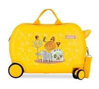 Enso Play All Day Children's Suitcase Yellow 45 x 31 x 20 cm Rigid 1.8 kg Combination Lock Side ABS 1.8 kg 27.9L Hand Luggage, Lemon Tree, One Size, Children's Suitcase