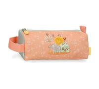 Enso Play All Day Round Pencil Case Multicolor 22x8.5x8cm Polyester by Joumma Bags, Multicoloured, Round Case