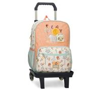 Enso Play All Day School Backpack with Trolley Multicolor 30x38x12cm Polyester 13.68L, Multicoloured, School Backpack with Trolley