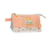 Enso Play All Day Triple Pencil Case Multicolor 22x12x5cm Polyester by Joumma Bags, Multicoloured, Triple Case