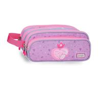 Enso Queen of Hearts Pencil Case Purple 22x10x11 cm Polyester