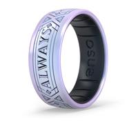Enso Rings Wizarding World of Harry Potter Collection - Comfortable Silicone Rings - Hogwarts Houses to Deathly Hollows, 12, Silicone, No Gemstone