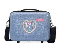 Enso Together Growing Adjustable Toiletry Bag with Shoulder Bag, blue, Toiletry bag made of ABS