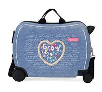 Enso Together Growing Cabin Trolley Blue 34L 2kg 4 Wheels Cabin Luggage, Blue, Children's Suitcase
