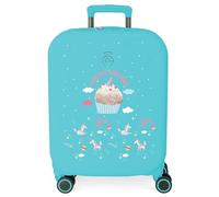 Enso Unicorn Paradise Cabin Suitcase Blue 40 x 55 x 20 cm Hard ABS 37L 3.2 kg Hand Luggage