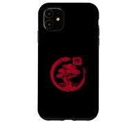 Enso Zen Circle Japanese Bonsai Tree Meditation Zen Garden Case for iPhone 11