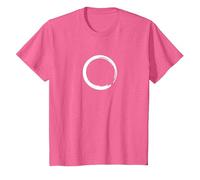 Enso Zen Circle of Enlightenment Buddha Meditation T-Shirt T-Shirt, Youth, Pink Heather, X-Small