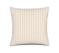 Ensound Black Ticking Stripe Pillow Black Throw Pillow Covers French Country Tan Ticking Stripe Red Pillow Covers Striped Taupe Pillows 50 x 50 cm