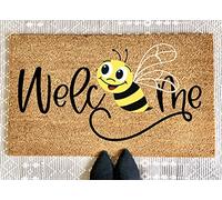 Ensound Bumble Bee Welcome Mat | Summer Doormat | Honey Bee Doormat | 36x24 Inch