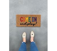 Ensound Come in End Play Doormat Colorful Printed Doormat,30x18 Inch Welcome Door Mat Absorbent Non-Slip Floor Mat.