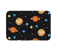 Ensound Cute Planets Doormat Comfortable Soft Rug Non-Slip Welcome Mats for Home Kitchen Washable Bathtub Shower Mats Decorative 24X16 Inch