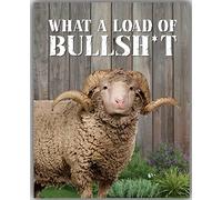 Ensound Funny Bathroom Wall Art Print, Country Decor Posters, Signs, Farmhouse Style, Goat Decor Home Coffee Music Wall Decor for Garage Decor Metal tin Sign 8x12 Inch